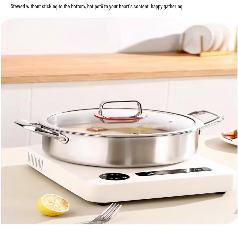 Wutuo 30CM 304 Stainless Steel Soup Pot