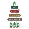 Christmas New Door Hanging Christmas Holiday Party Atmosphere Decoration Hanging Door Sign Customization