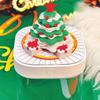 2025 Multi-functional 3d Christmas Tree House Calendar 3D Panoramic Calendar Christmas Tree Desk Calendar Note Paper
