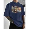 Cassette Music Vintage Old School Playlist Men and Women Cotton T-shirts for Everyday Comfortable