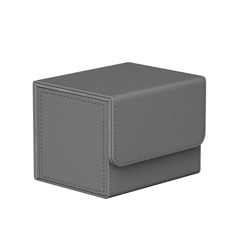 Fit 100 Single Sleeved Trading Card Deck Box Flip Cover Game Card Cases  Gathering Card