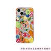 Colorful fruit is suitable for Apple 16 mobile phone case iPhone15 set 14promax transparent 13 airbag 12 European and American explosion