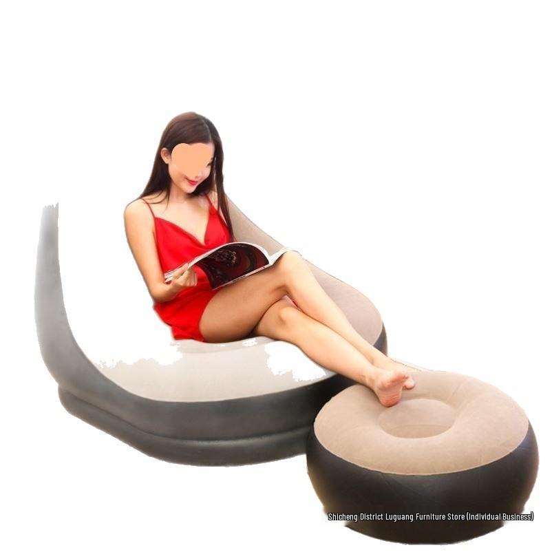 Thickened Inflatable Sofa Chair for Home & Outdoor Leisure