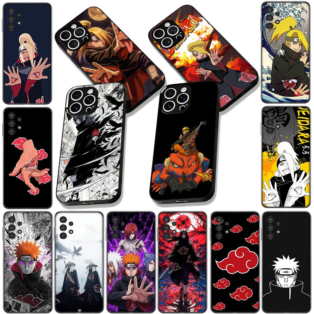 Cover for Samsung Galaxy S22 S21 S20 FE Ultra Plus A35 A36 A55 A37 A33 A34 A57 Case Deidara Narutos Uchiha Itachi Pain Akatsuki