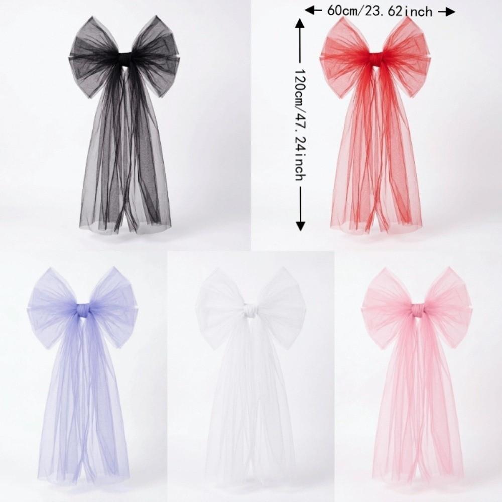 Solid Color Christmas Tree Topper Bow Soft Draping Christmas Wreaths Bow Christmas Tree