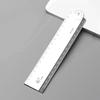 5Pieces Portable Folding Geometrics Drawing Ruler Set Plastic Drawing Tool with Clear Marking for Students Engineers