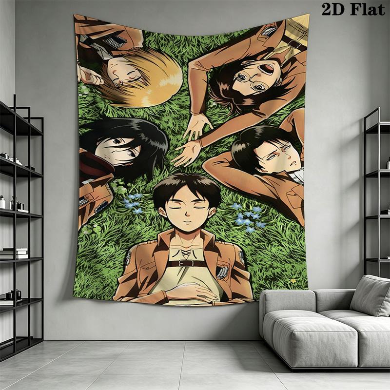 Attack Titan Wall Tapestry Tapestry Background Cloth Wallmounted Background Wall Hanging Cloth Christmas Gift Background Cloth