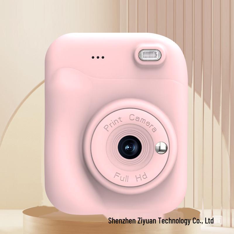 Kids' Instant Print Camera with Flash & HD Video - Compact SLR