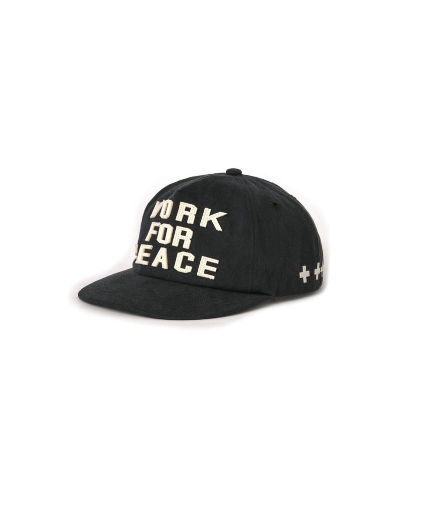AMOU Work For Peace 5Pannel Cap Balck