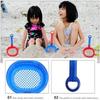 MOLUCKFU 8 Pcs Plastic Sand Shovel Toy Set for Kids, Bright Colors Outdoor Beach Sand & Snow Toys for Toddlers, Easy-Grip for Small Hands