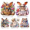 2D Flat Easter Rabbit DIY Desktop Diamond Art Kits Special Shape Diamond Painting Desktop Ornaments Kit Bedroom Table Decoration