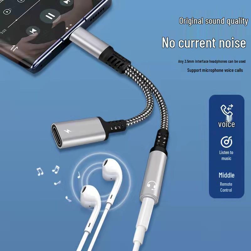 PD60W Fast Charging Type-C to 3.5mm Audio Adapter