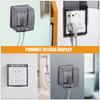 Waterproof Self-Adhesive 86 Type Socket Box Splash Proof Bathroom Plug Socket Enclosure Electronics & Instrument Protection