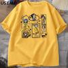 Vintage Coraline Halloween TShirt Y2k Spooky Tshirt Horror Graphic T Shirts Cotton Short Sleeve Unisexs Clothing Male Tops Tee