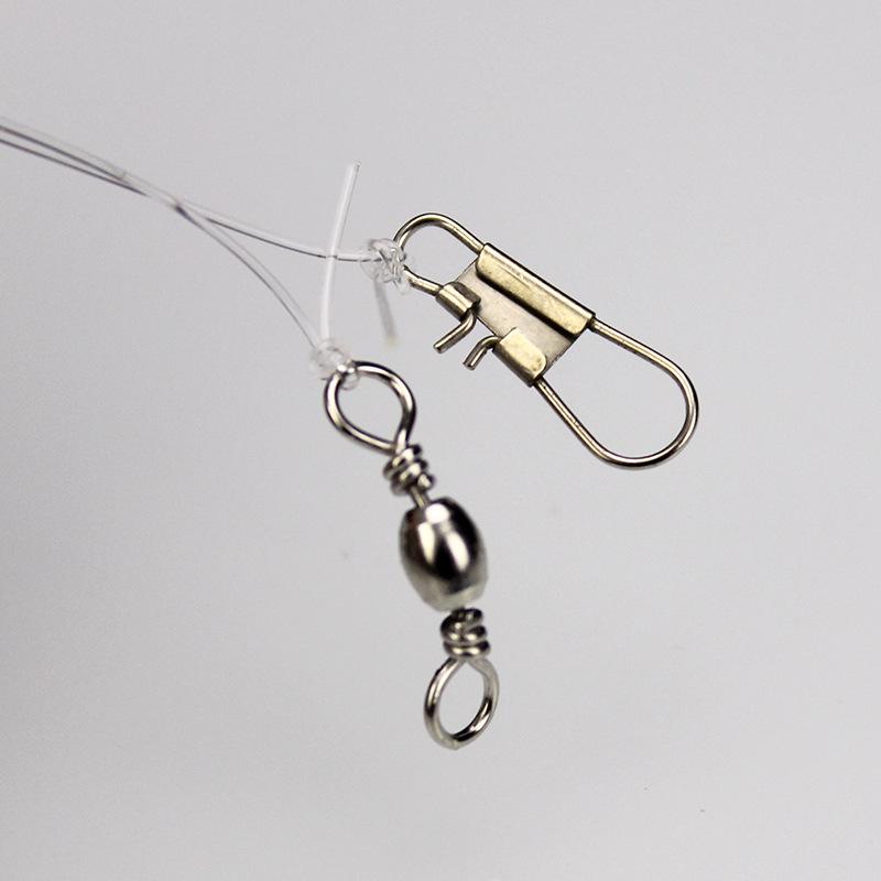 Stainless Steel Colorful Wire String Hooks for Lure Fishing 1 String with 6 Fish Lures Lake Fishing Tackle