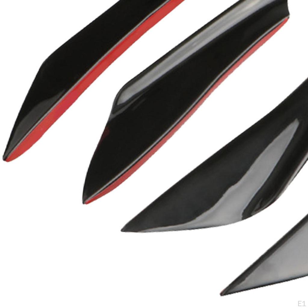 4 stück Front Stoßstange Diffusor Zubehör für Befestigung Auto Ersatz Schwarz