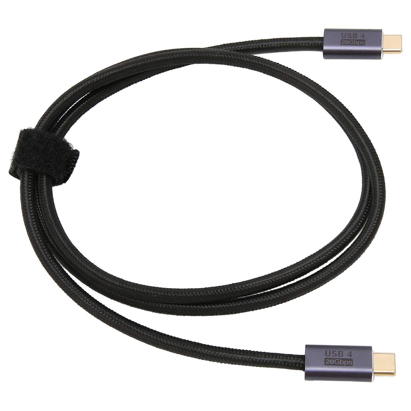 

USB4 Data Cable High Speed 20Gbps Type C 8K60Hz Data Cable for Laptops Tablets Cell Phones