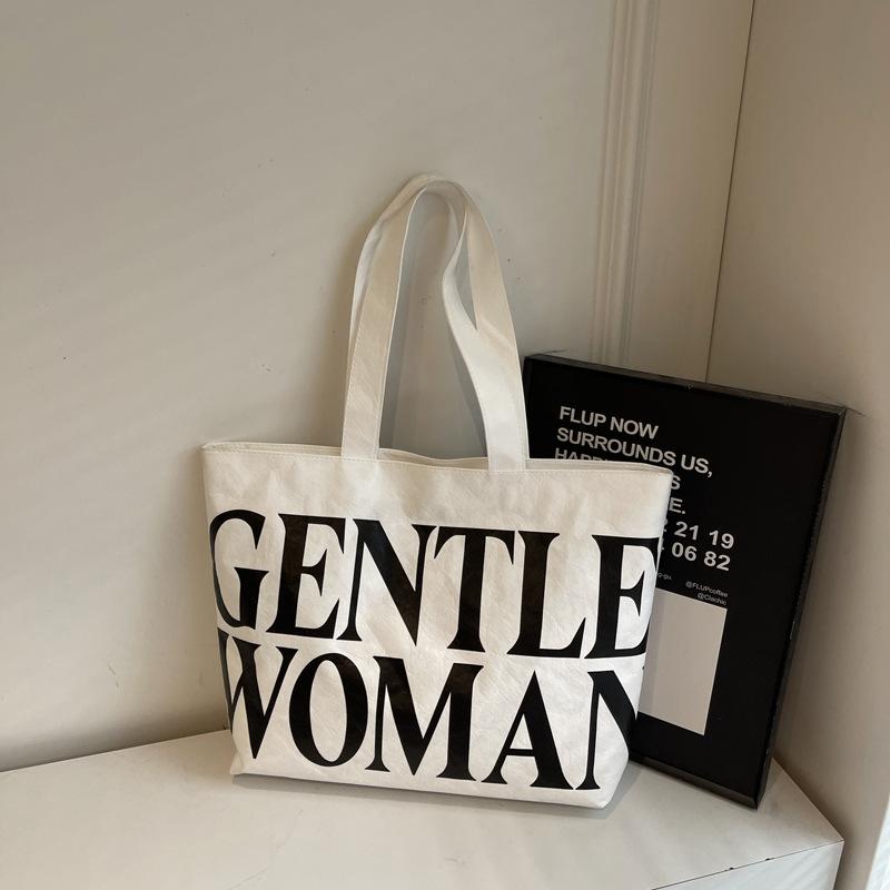 Handbag Women's 2025 Spring New Trendy Korean Version Simple Casual Shoulder Bag Large Capacity Tote Bag Fashion Big Bag