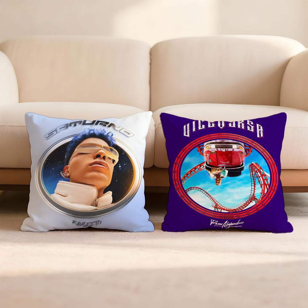 R-Rauw Alejandro singer-songwriter Cushion Cover Home & Car Multi-Scene Pillow Cover - Reversible, Soft & Durable for Daily Use