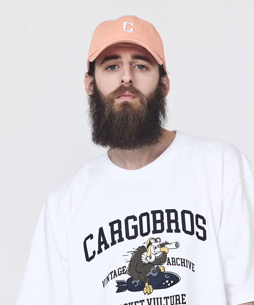 CARGOBROS Cb Small Logo Ball Cap (Orange)