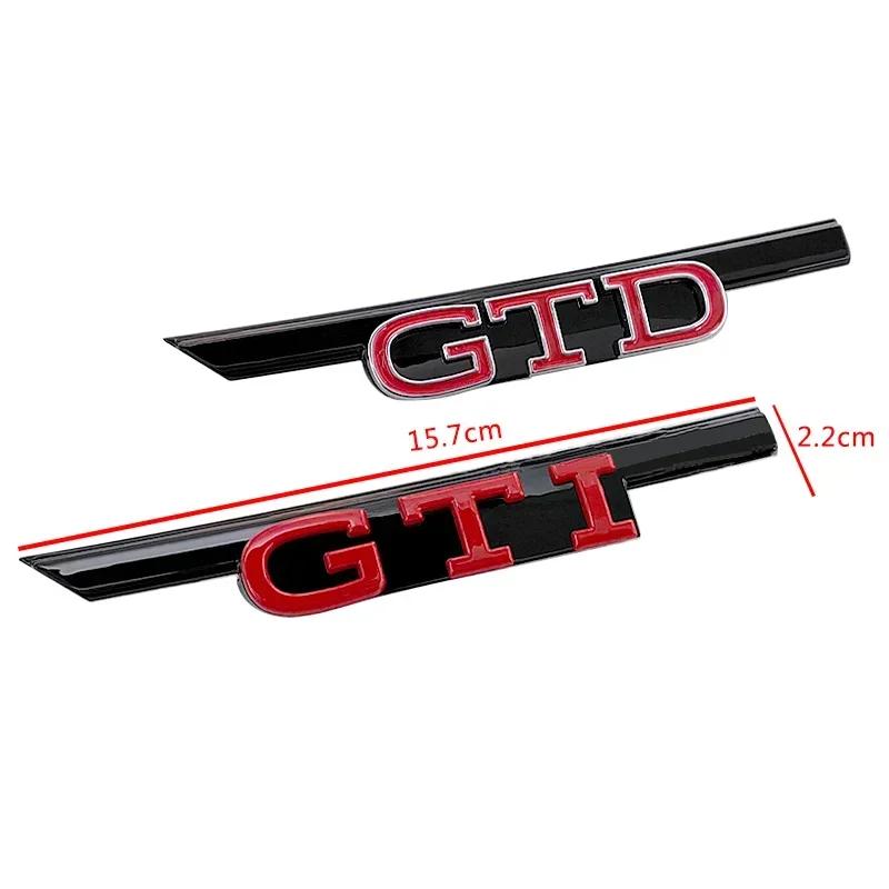 2026 Hot For VOLKSWAGEN VW 3D ABS Car Front Grille Emblem Badge for Volkswagen Golf 8 MK8 Rline GTI GTD GTE Logo Polo