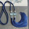 Round Neck Hanfu Palace Sash Belt Simple Waist Cord Belt New Tassel Pendant Belt  Gift