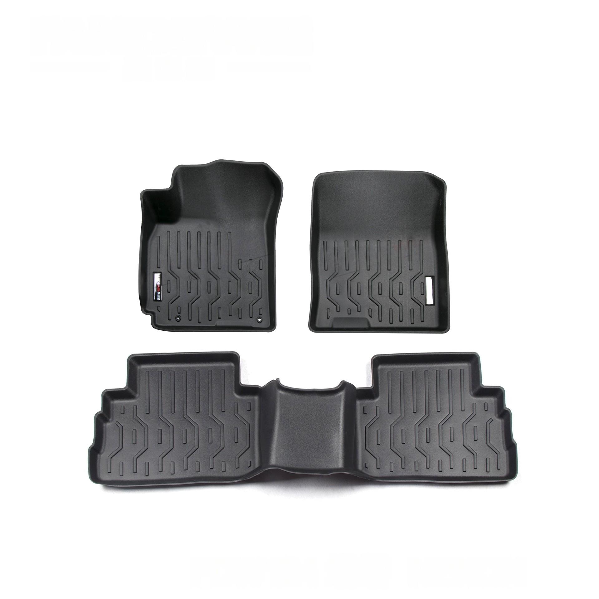 TPE All-Weather 3D Custom-Fit Floor Mats for Tata Nexon: Waterproof & Durable
