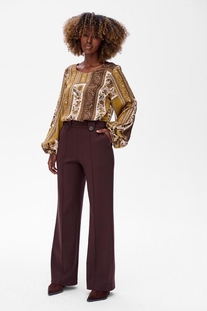 Oggi 2 Olive Women's Blouse 36