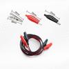 2Pcs 1M Alligator Clip Test Leads 2 Wires 4 Clips Jumper Wires Red Black Crocodile Clip For Battery Electronics Diy Circuit