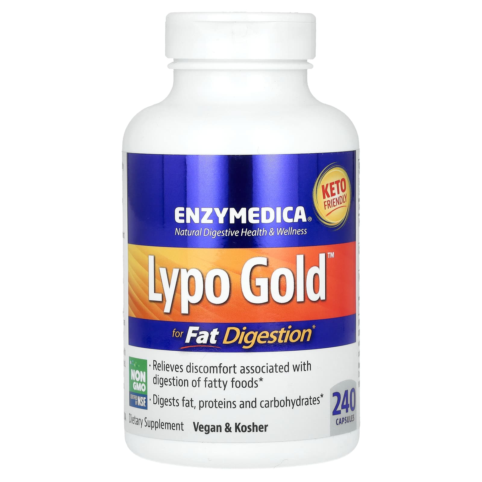 

Lypo Gold, Fat Digester, 240 Capsules