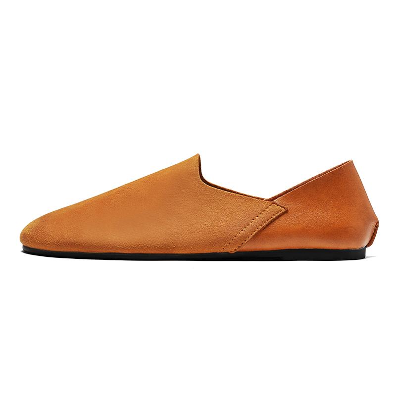 

Модные золотистые лоферы Sapling Man Летние кожаные балетки Мужская повседневная обувь Обувь для отдыха и вечеринок Слипоны Обувь для вождения Ретро мокасины Мужские 44 коричневый