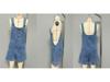 2025 European & American Women's Slim Fit Denim Overall Shorts