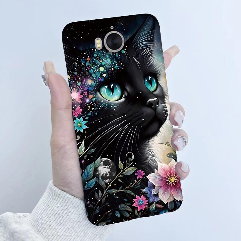 For Huawei Y5 2017 Y6 2017 Phone Case Butterfly Flower Girl New Design Soft Silicone TPU Back Housing for MYA-L22 MYA-U29 Covers