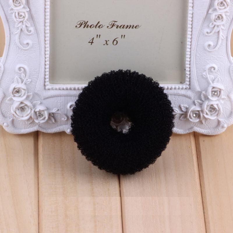 Haar Donuts Haar Styling Werkzeug Frauen Mädchen Schwamm Deckblatt Kopf Fleischbällchen Haar Brötchen Ring Donut Maker