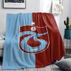 1PC Trabzonspor FC Print Flannel Blanket, High Quality Comfortable for All Seasons, Home Decor, Warmth and Comfort, Perfect for Christmas Gifts228