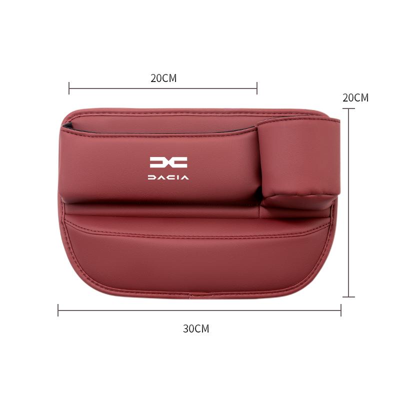 BGS1 Car Seat Gap Water Cup Holder Side Organizer Pocket For Dacia Logan Sandero Duster Lodgy Spring Jogger Dokker Stepway Bigster