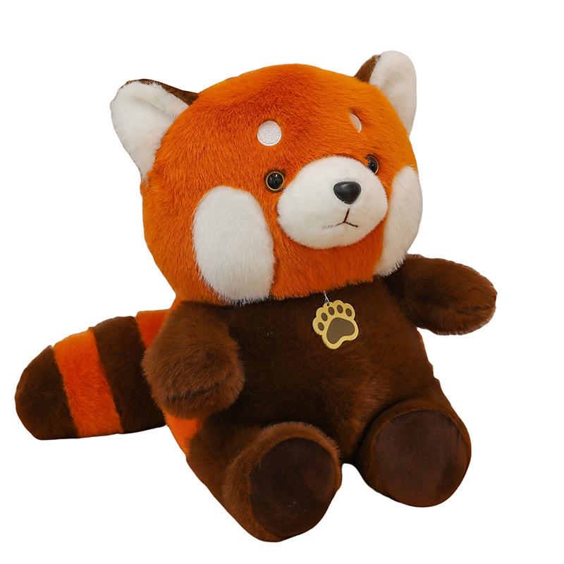 Cross-Border Raccoon Plush Toy - Soft & Cute Bear Pillow for Kids' Birthday