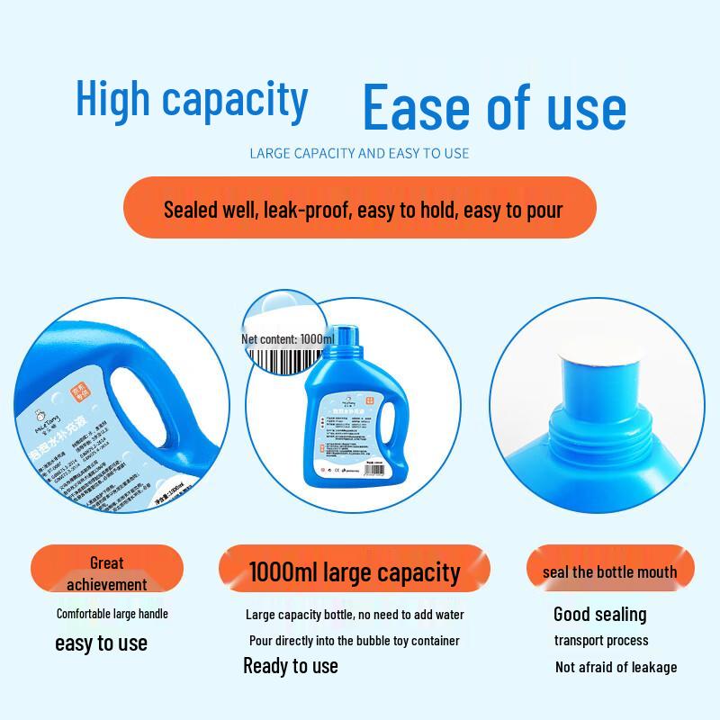 Children's 1000ml Bubble Water Refill