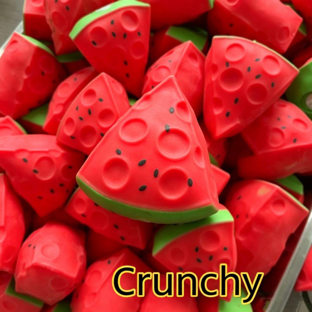 Shapable Crispy Watermelon Hand Relax Blocks Filled Squishy Boys Girls Crunchy Squeeze Kids Adults