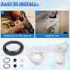 42049 Water Valve Style II Kit For Thetford Aqua Magic Style II Toilets, RV Toilet Water Valve Kit Replacement Style II Permanent Toilets, Rv Toilet