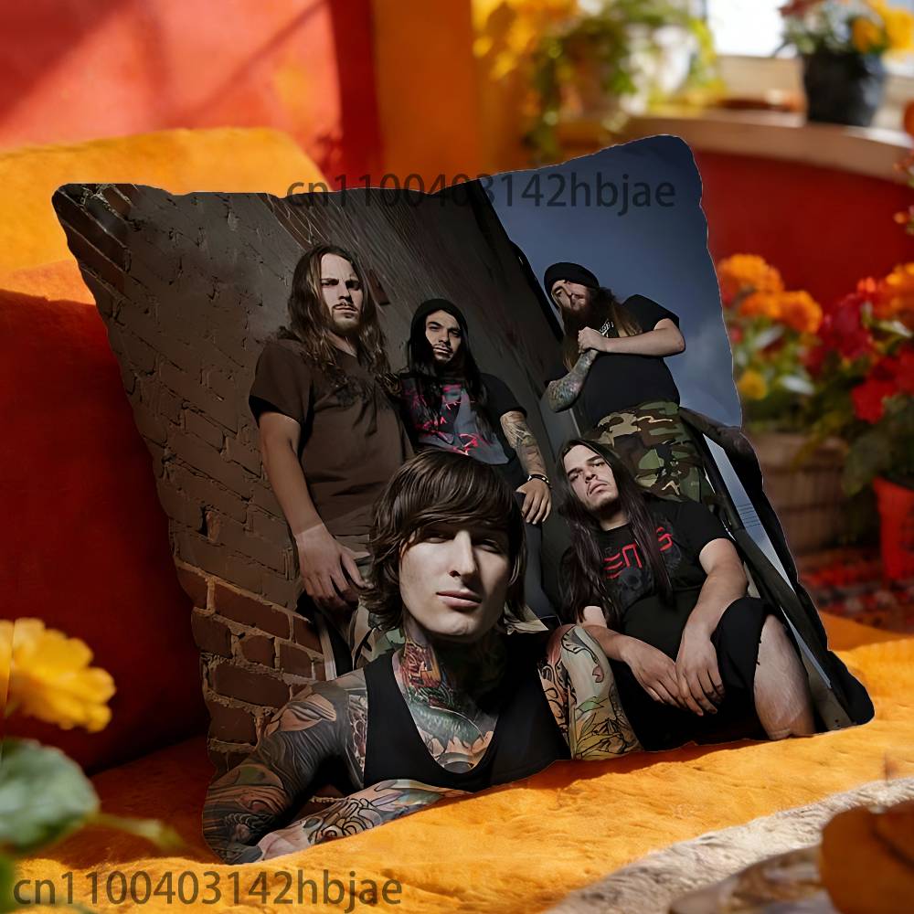

Band-D-deathS Наволочки Спальня Вітальня Диван Домашній Декор Поліестерова Наволочка на Подушку із Застібкою-Блискавкою 30cmx30cm