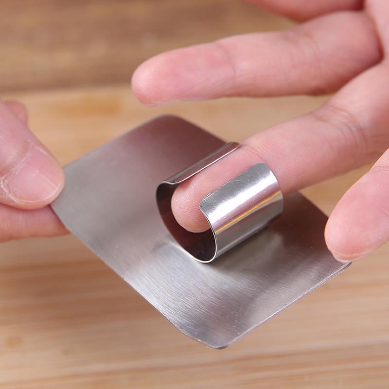 Stainless Steel Finger Protector Anti-cut Finger Kitchen Tools Safe Vegetable Cutting Hand Protecter Kitchen Gadgets