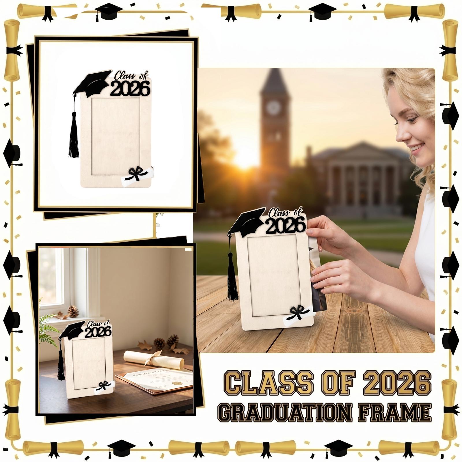 

Graduation Wooden Desktop Decoration one size