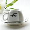 Set Creativo Tazza Opaca e Piatto Tazza in Ceramica, Tazzine da Caffè Espresso Specifiche Americane Tazze da Caffè Italiane, Tazza da Tè Pomeridiano 60ML/180ML/240ML