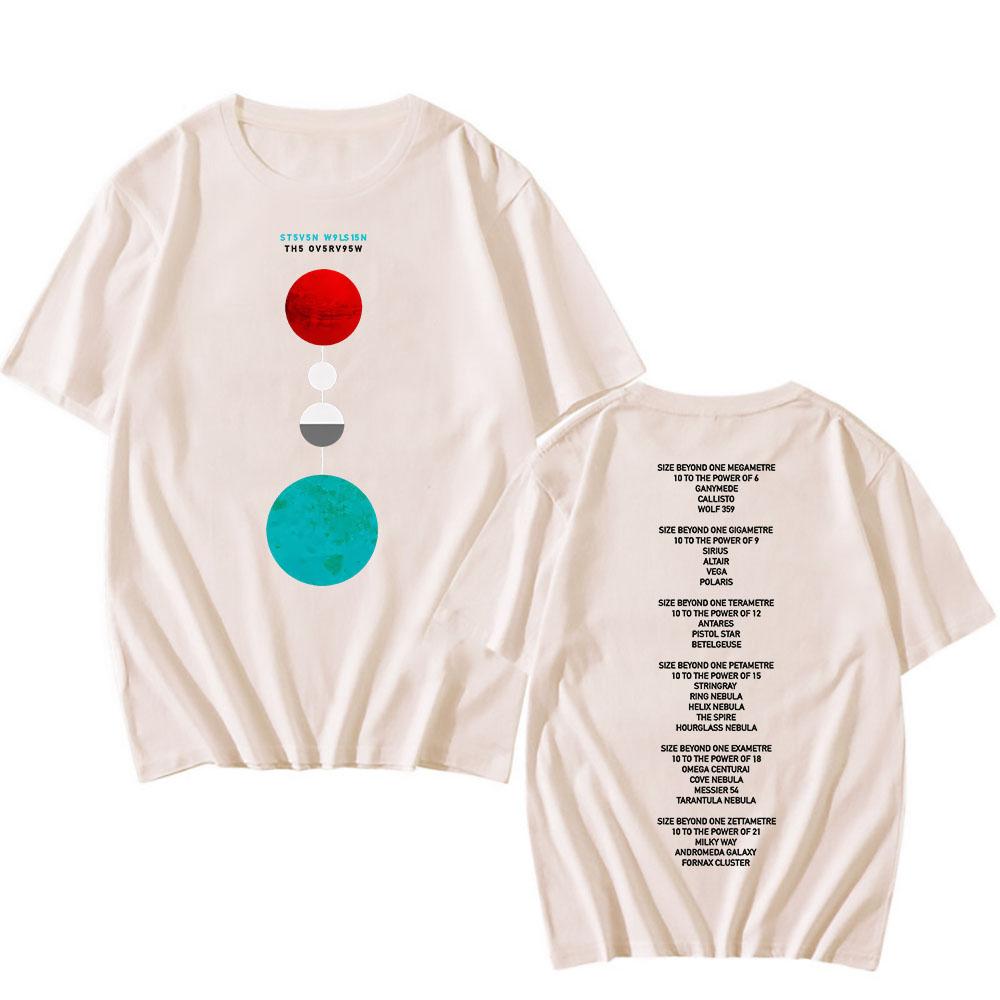 The Overview Album 2025 T-shirt Steven Wilson Singer Print Tshirts Men Women Summer Cotton Tee Tops Graphic Streetwear