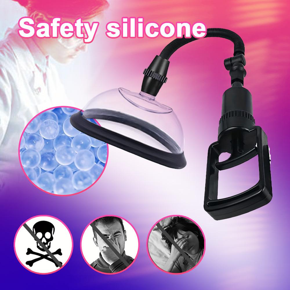 Vacuum Suction Massager & Breast Pump: Female Masturbator & Vaginal Tightener