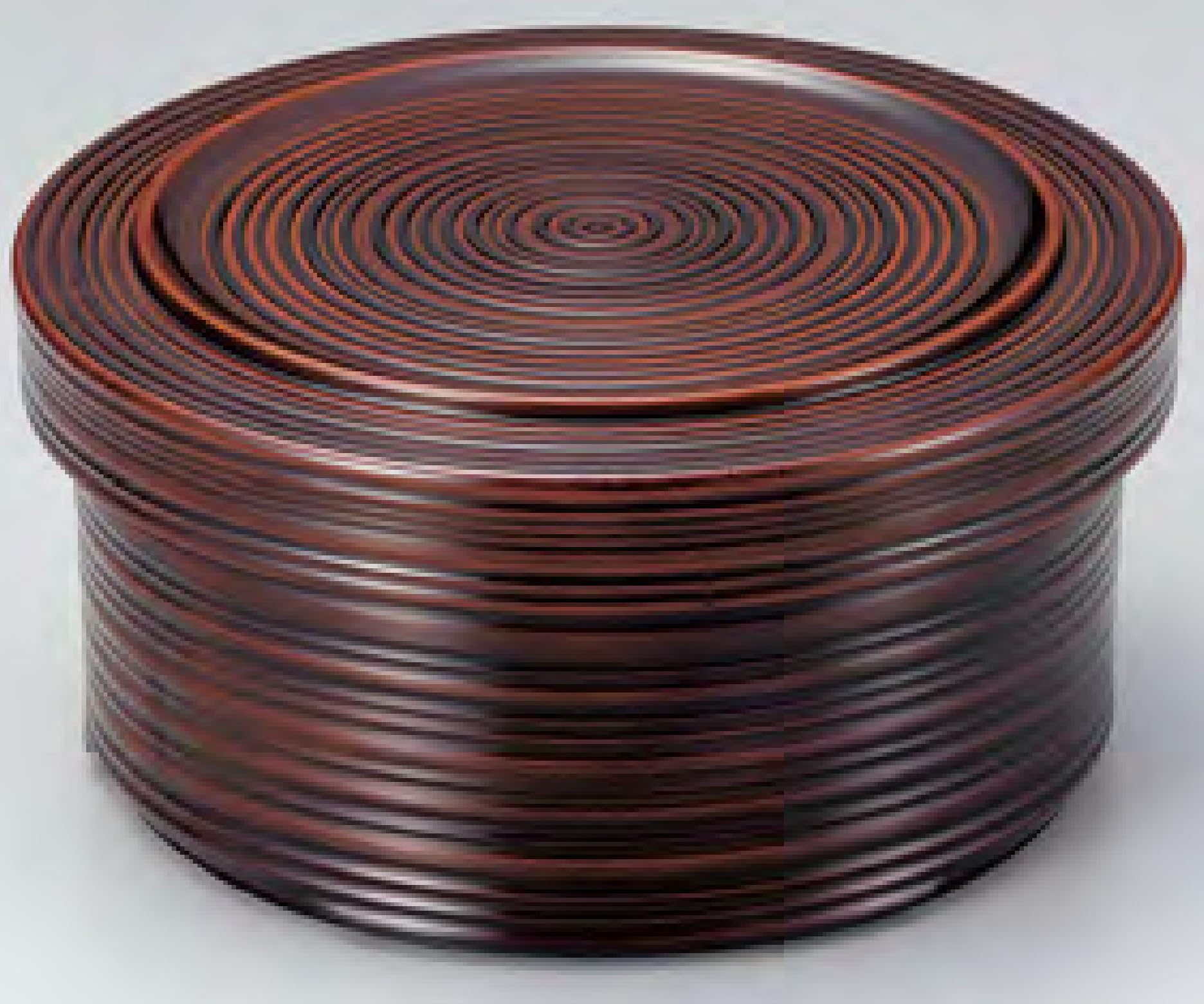 Wakaizumi and Fish Rice Tochigi No Lacquerware, Unagi-ju (Eel Bowl), Senjiku-ji Bowl, (Single-Serving, Flat), W-9-13