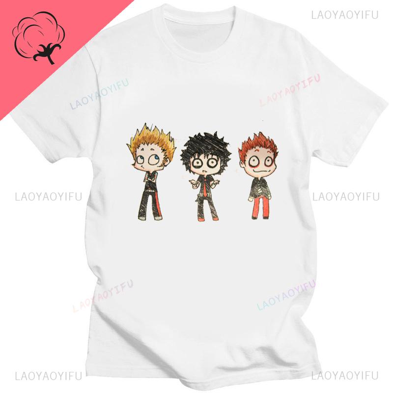 Green Day American Idiot Albuum Cover Tshirts Unisex Women Oversized Tshirts Novelty Funny Streetwear Summer Comfortable Tee