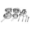 Cookware Set Stainless Steel Rustproof Stick Proof Thickened Pots Pans Set for Home Kitchen Restaura
