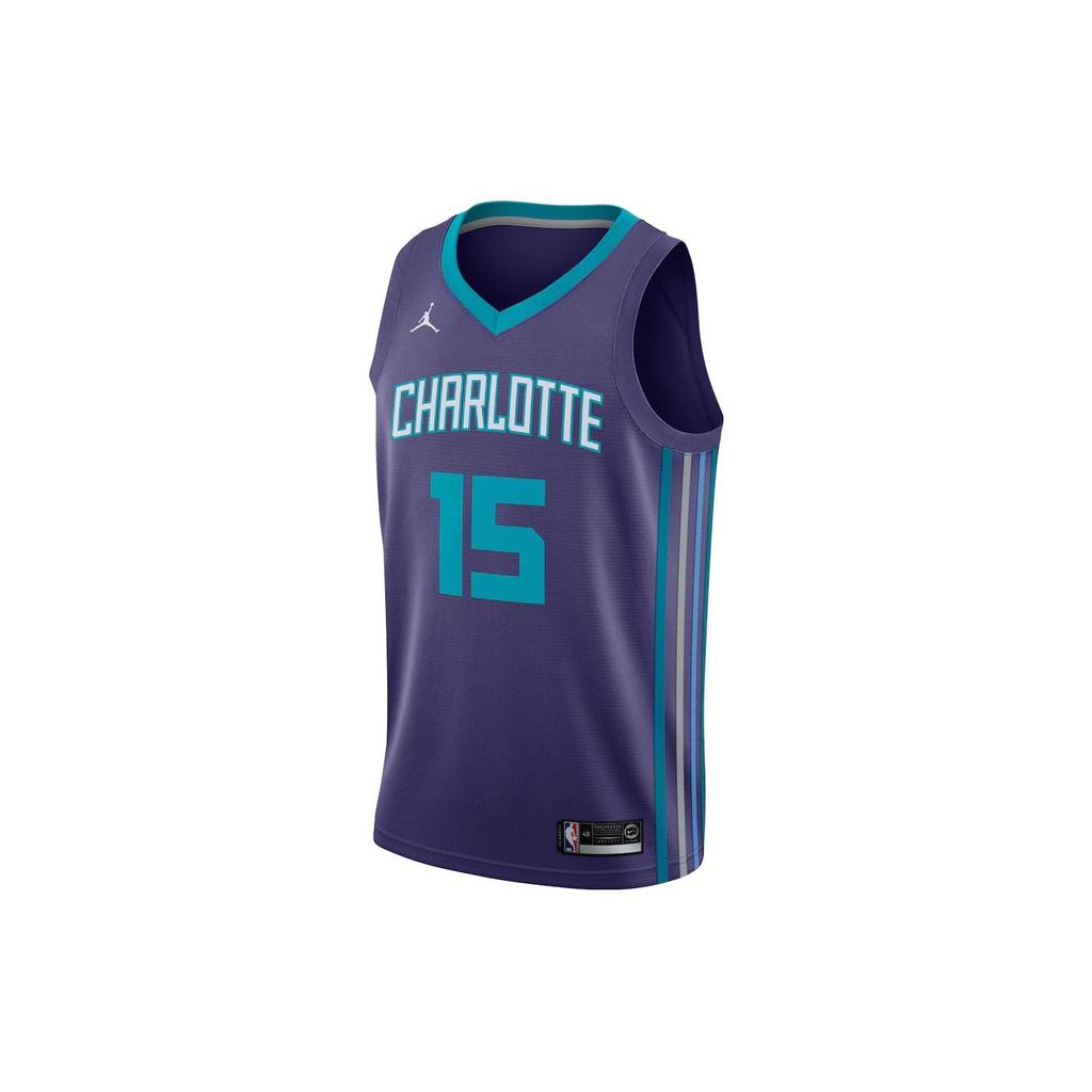 Jordan NBA Statement Edition Striped Lettering & Number Basketball Vest Men Jersey Purple 877199-566